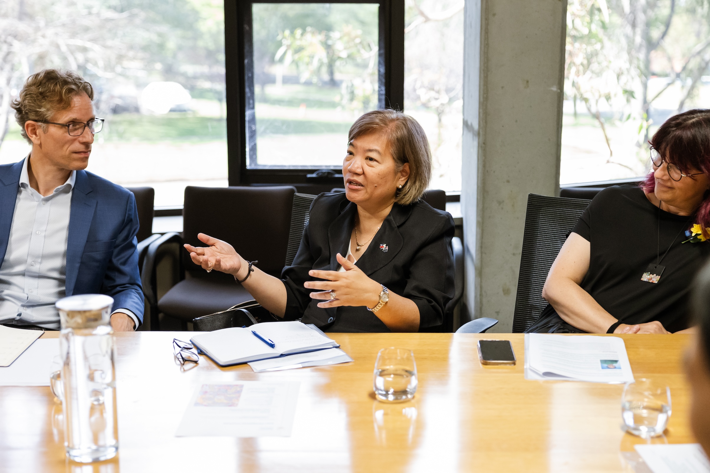 ANU_DFAT_PI_SS_visit_Mar_2024_0015.jpg The Philippines delegation address the round table disussion.