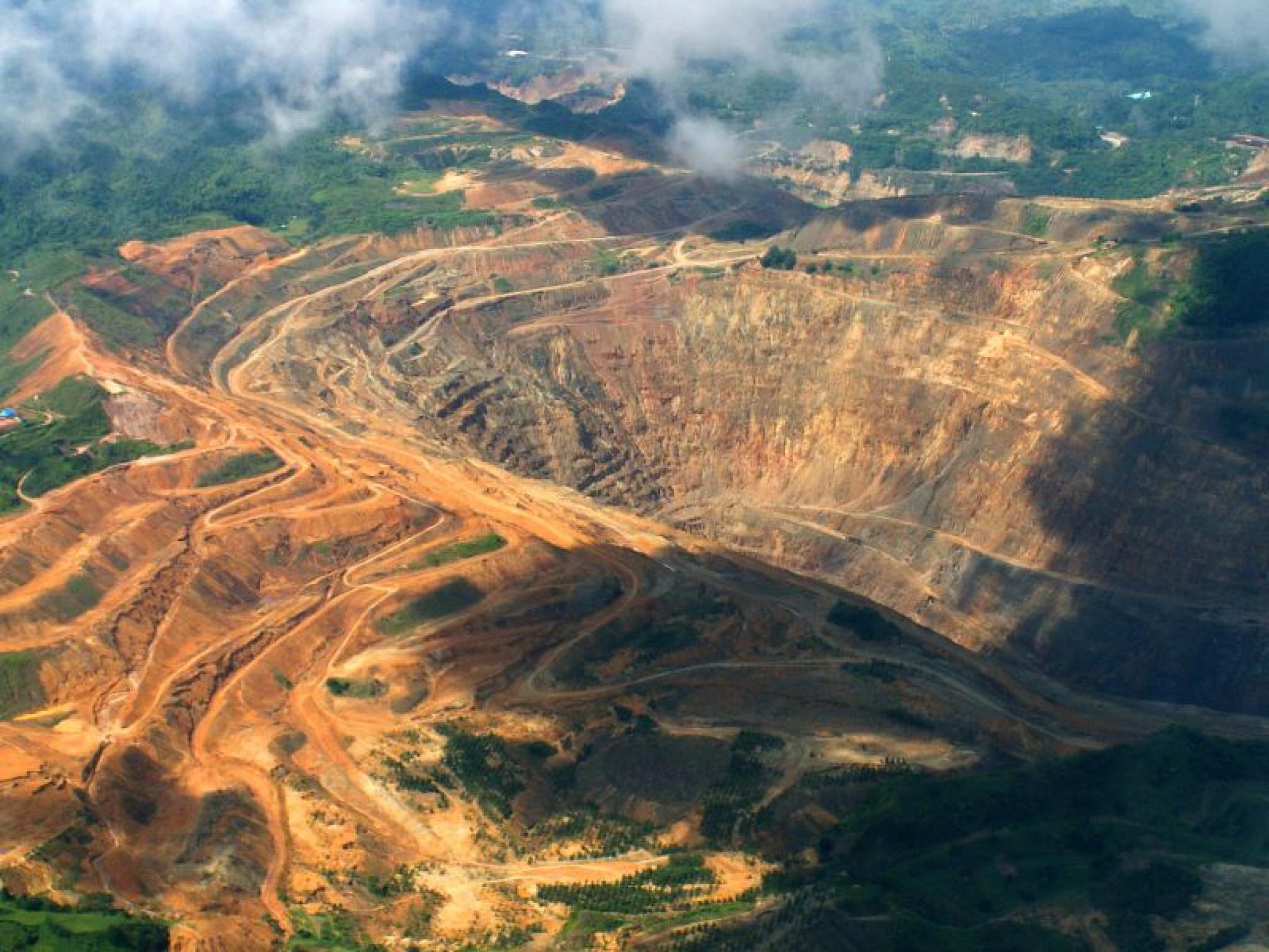 Open Pit Mine in Central Cebu