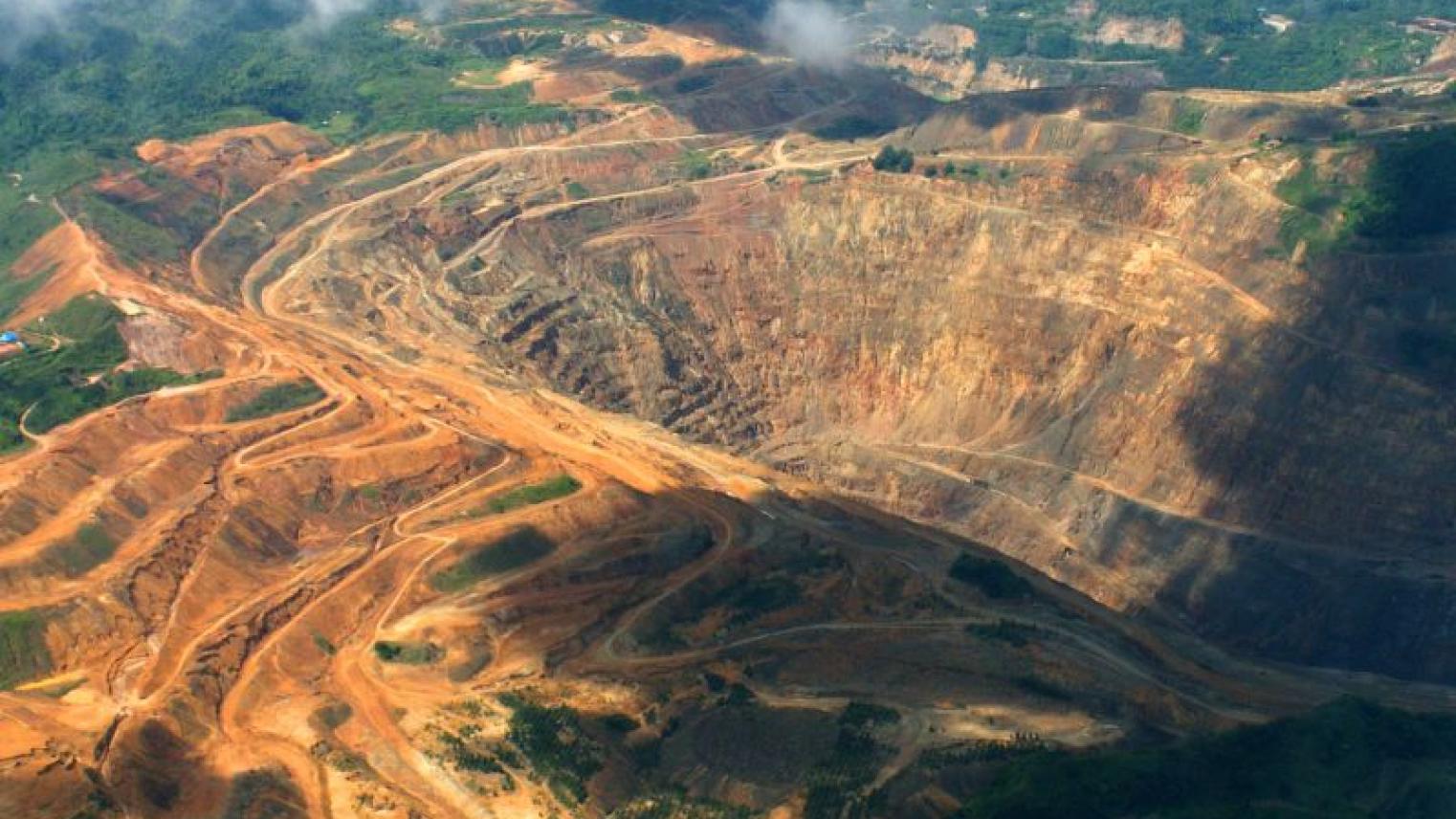 Open Pit Mine in Central Cebu