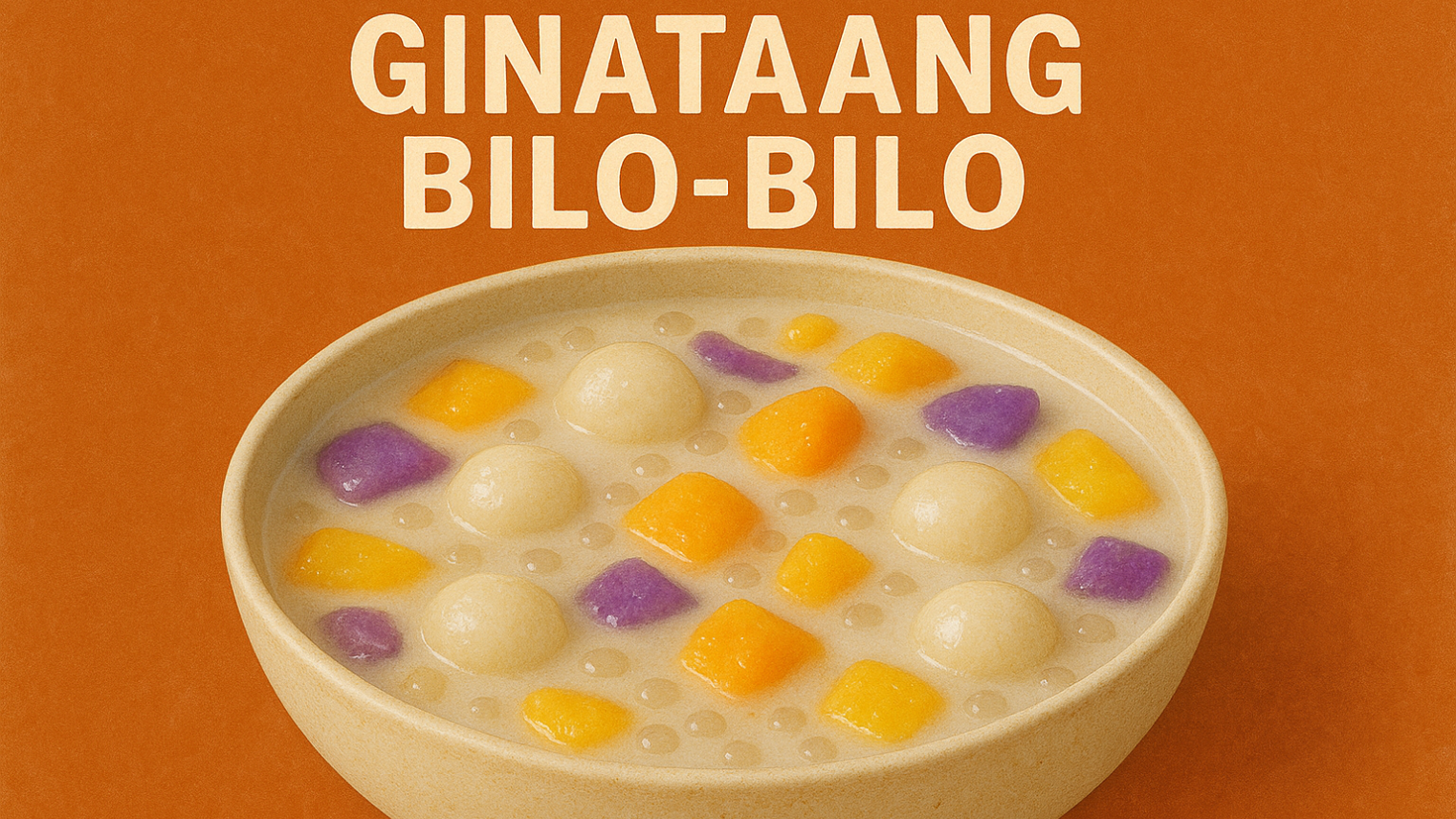 Ginataang bilo bilo