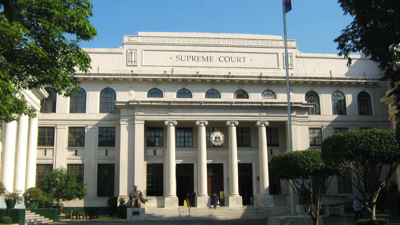 The Supreme Court of the Philippines building in Manila, Philippines.